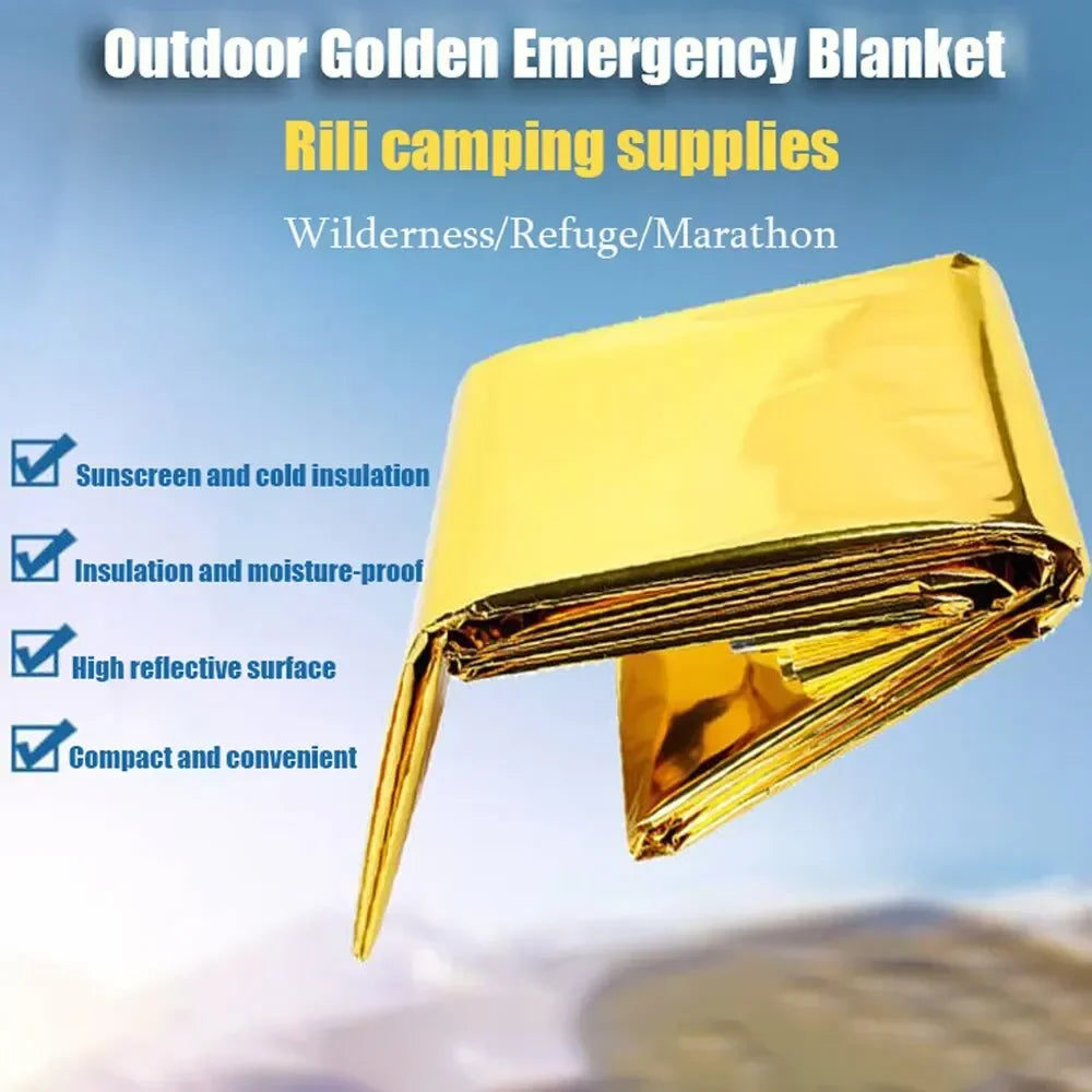 Reflective Emergency Blanket – Silver or Gold/Silver
