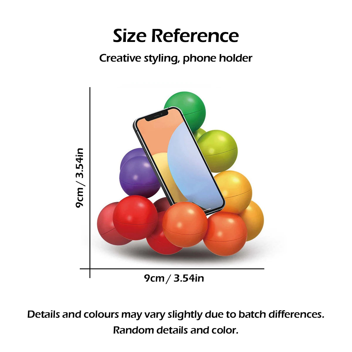 Rainbow Rotating Bead Fidget – Shape-Changing Design