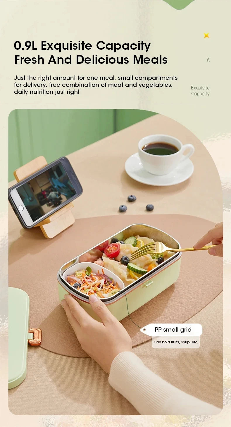 Electric Lunch Box Food Warmer – 220V EU Plug