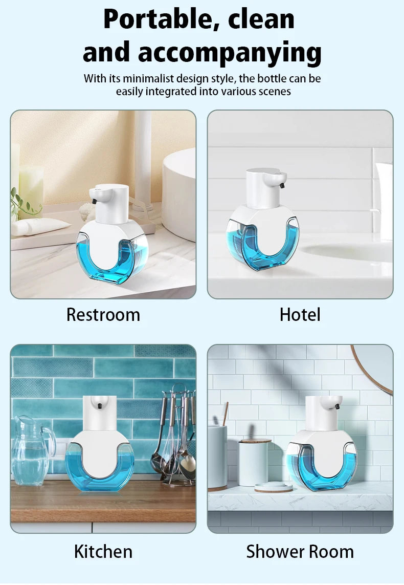 Touchless Rechargeable Soap Dispenser – 14.2 fl oz, Foam or Gel