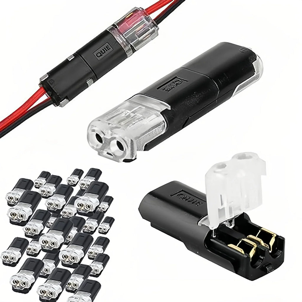 20/30/50PCS Quick Connection Cable Connector No Soldering Single Wire with Locking Plug-In Type Connection Replacement Tool