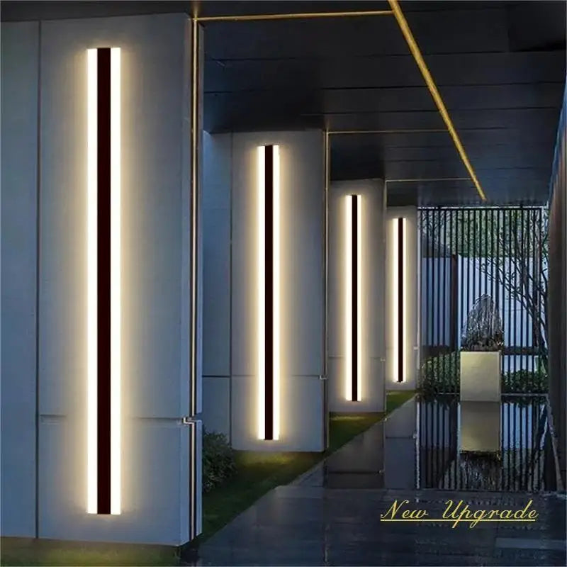 Modern Outdoor LED Wall Lamp – IP65 Waterproof, Dimmable, Multiple Sizes