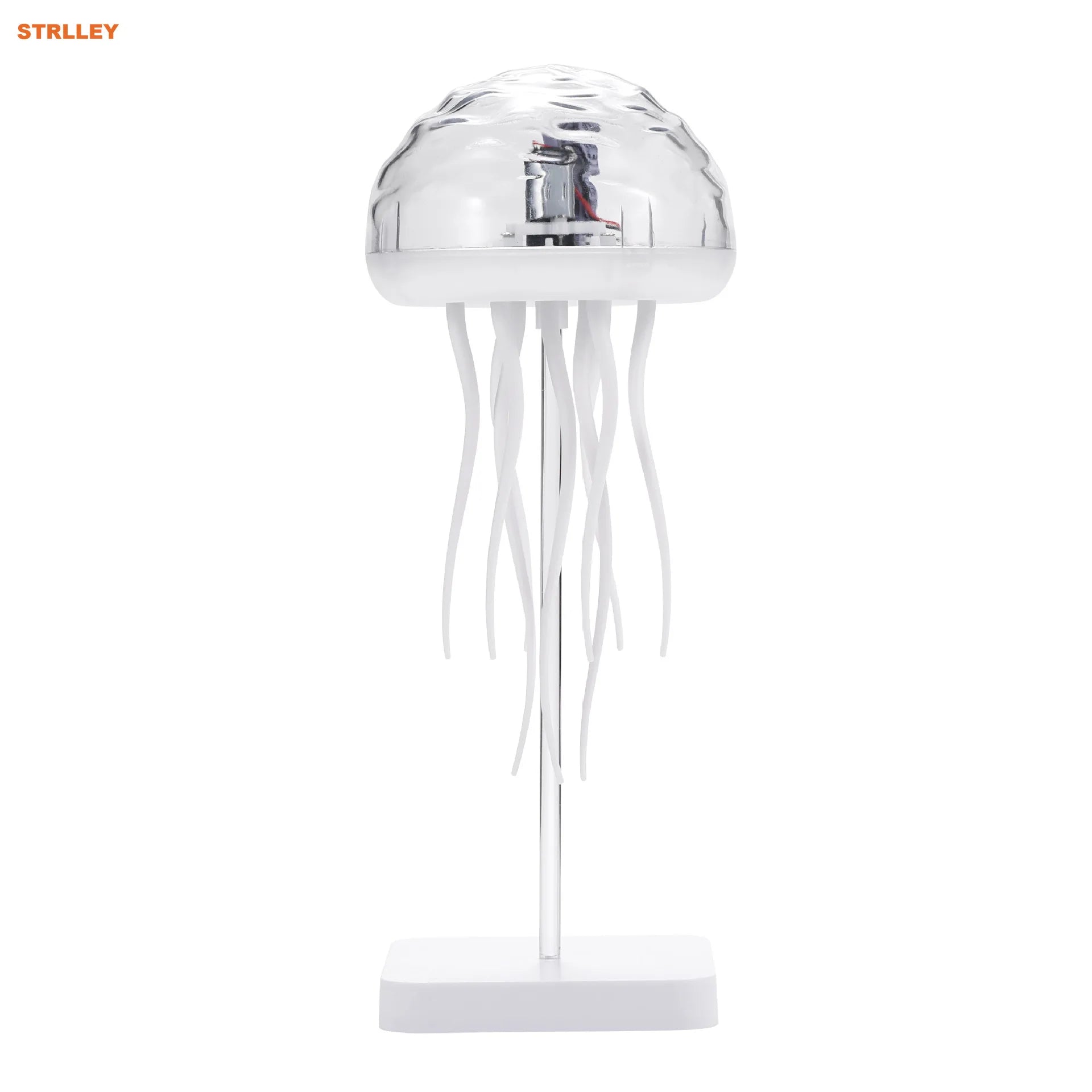 Jellyfish Cartoon LED Nihgt Light Voice Control Gradient Cute Rotating Jellyfish Hanging Bedside Lamp RGB Table Lamps Room Decor