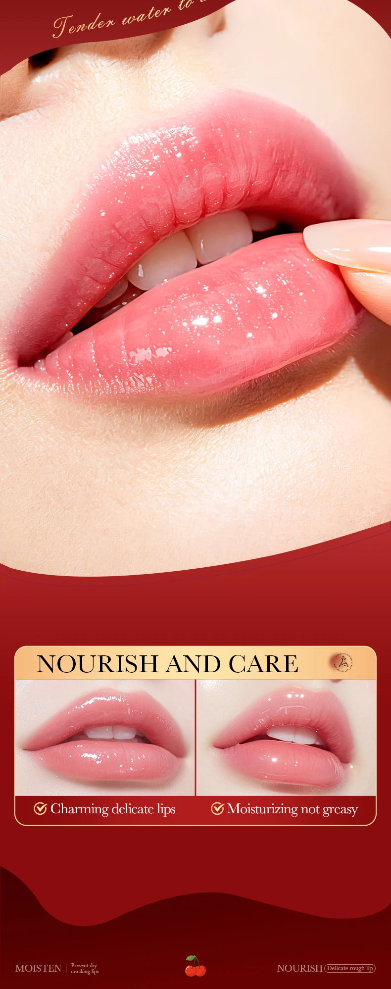 SADOER Moisturizing Lip Masks – 20 Count