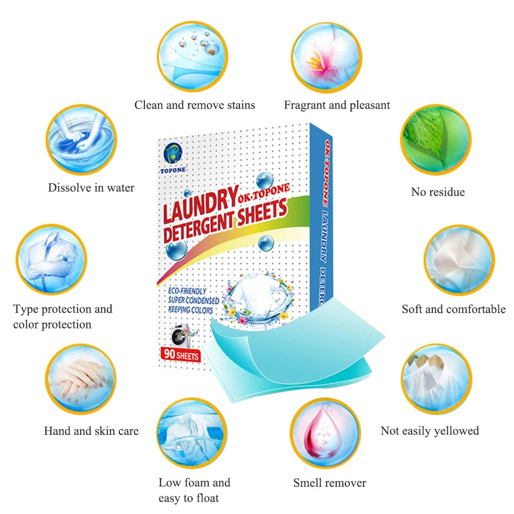 Laundry Detergent Sheets – 90 Count