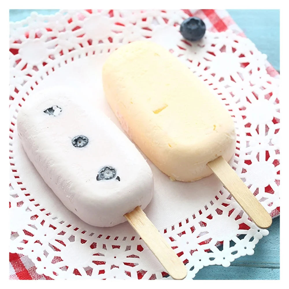 Silicone Ice Cream Mold – DIY Magnum Popsicle & Ice Pop Maker, Food-Grade, Dishwasher Safe, SGS Certified