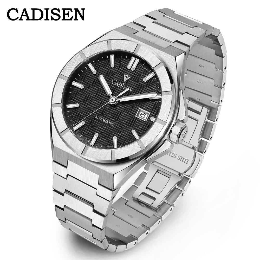 CADISEN C8242 Men’s Automatic Watch with Textured Dial