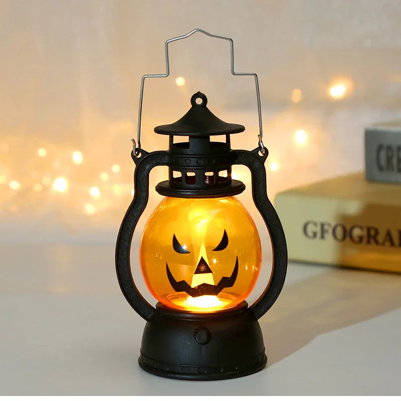 Mini LED Pumpkin Lantern – Halloween Decoration