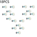 No-Drill Magnetic Remote Holders – White
