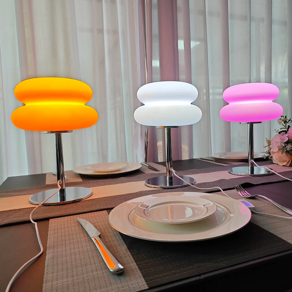 USB-Powered Mushroom LED Table Lamp with Dimming