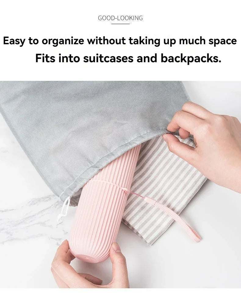 Travel Toothbrush & Toothpaste Storage Case