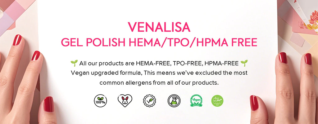 10ml VENALISA Nail Gel Polish HEMA TPO Free  Vegan Soak Off UV LED Gel Varnish Glossy Long Wear Diamond Top Semi Permanent Gel