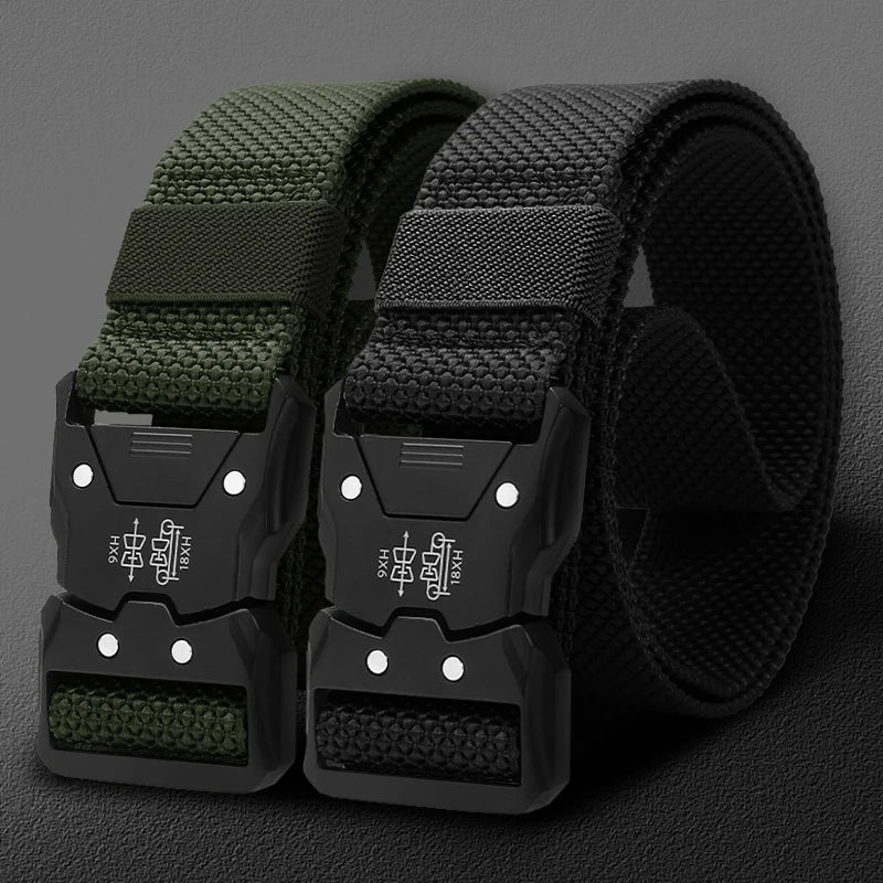 Unisex Tactical-Style Belt with Automatic Buckle