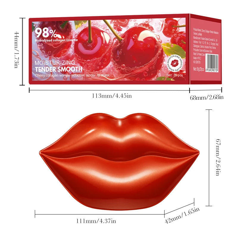 SADOER Moisturizing Lip Masks – 20 Count