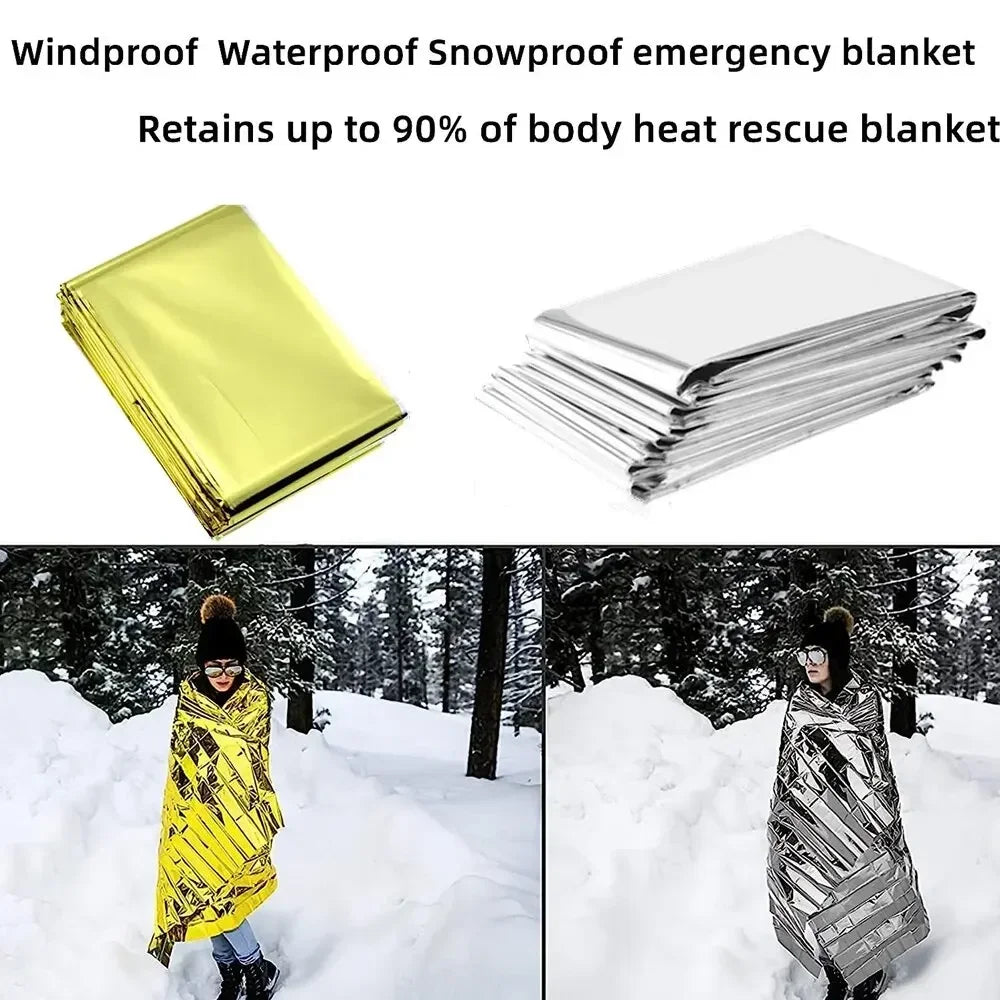 Reflective Emergency Blanket – Silver or Gold/Silver