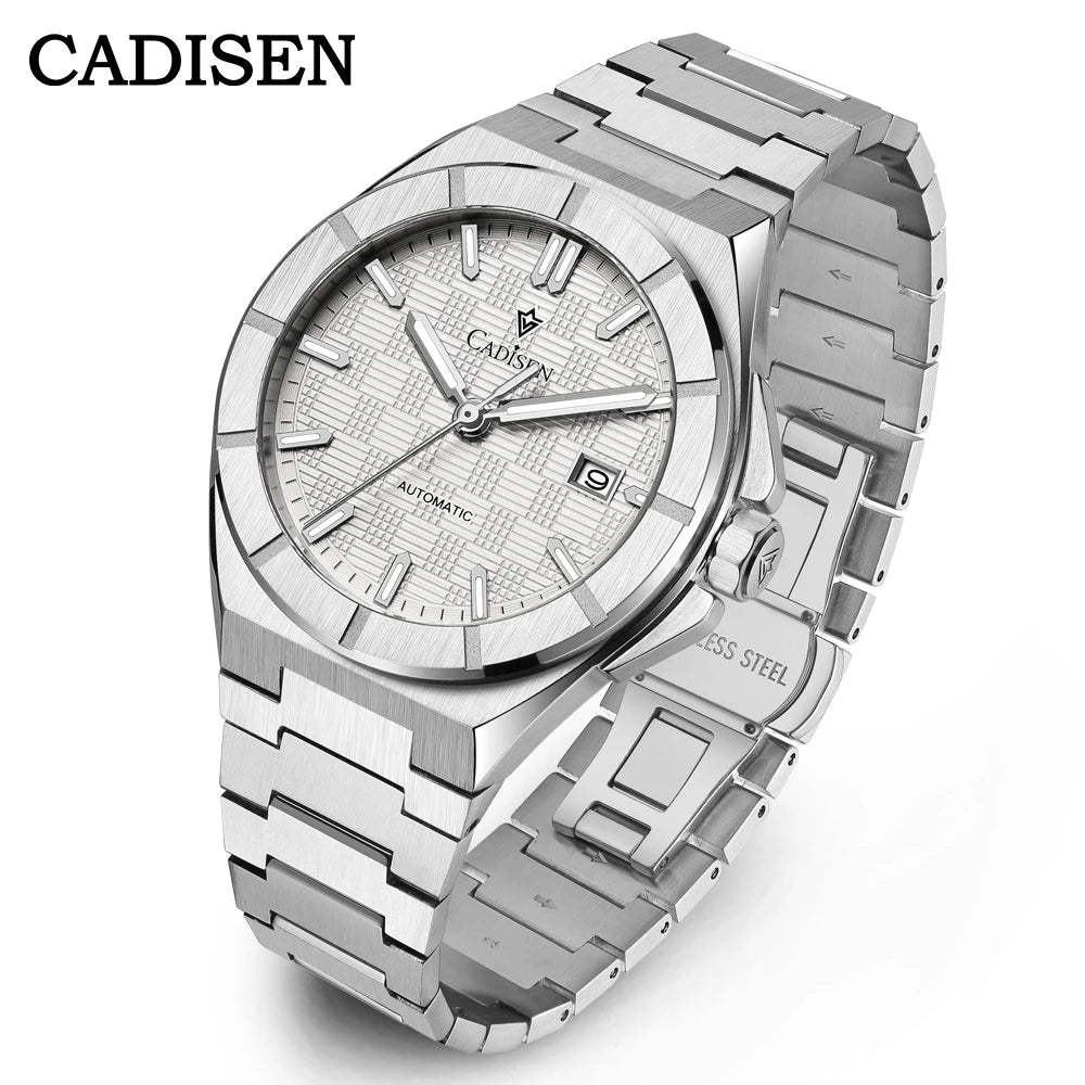 CADISEN C8242 Men’s Automatic Watch with Textured Dial