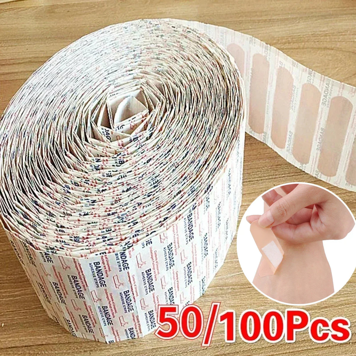 Sanke Rescue Adhesive Bandages – 50 or 100 Pieces