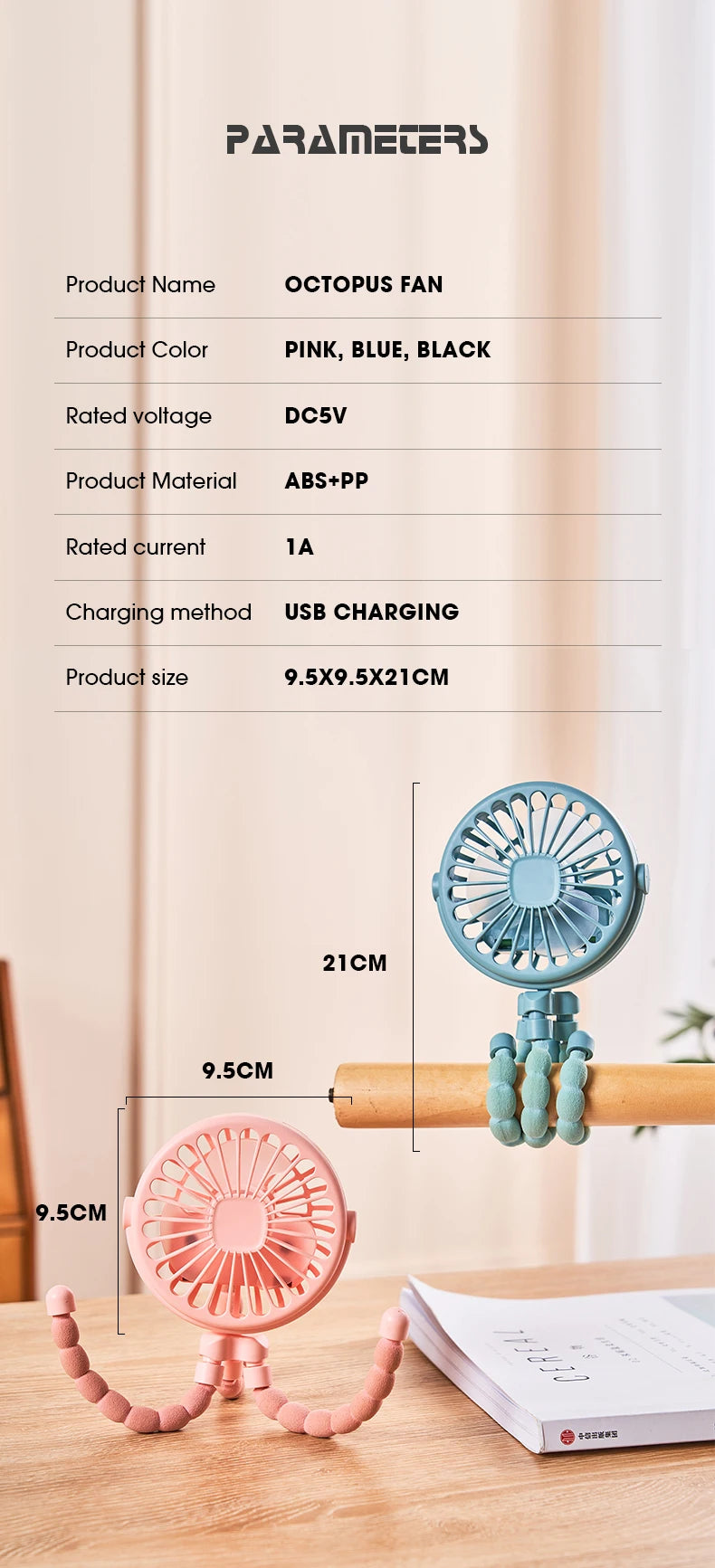 Portable USB Folding Mini Fan