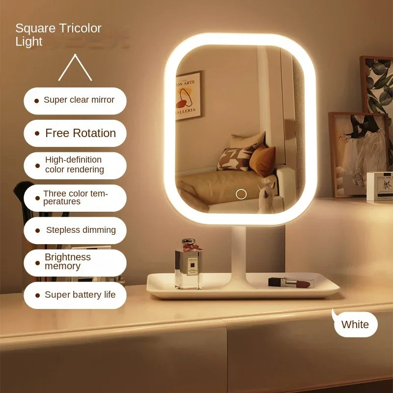 LED Vanity Mirror with Touch Control & 3 Light Settings