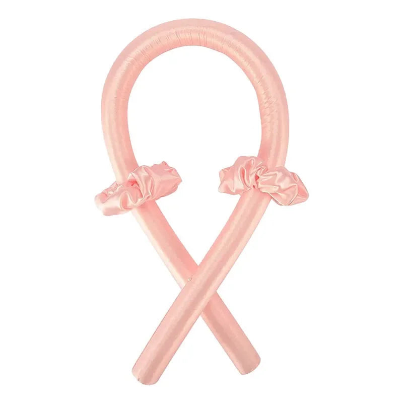 Heatless Curling Rod Headband – No-Heat Silk Ribbon Hair Roller for Overnight Curls, All Hair Types