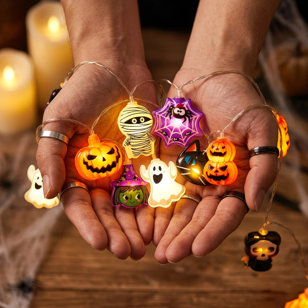 Halloween Character String Lights – 10, 20 or 30 LEDs