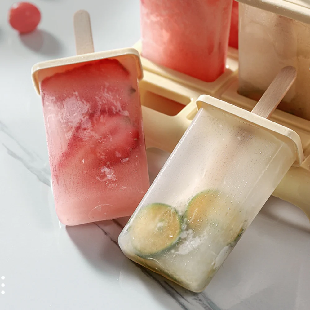 Popsicle Mold Set – 9-Cavity DIY Ice Lolly & Ice Cream Maker with Drip Guard, Tray & Sticks, BPA-Free PP