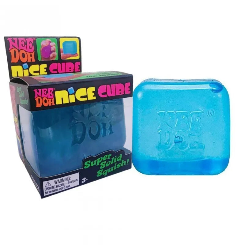 Schylling Needoh pizza Sensory Fidget Cube Stress Relief Squishy Cube Anti-Anxiety Squeeze Toy For Focus ADHD Population