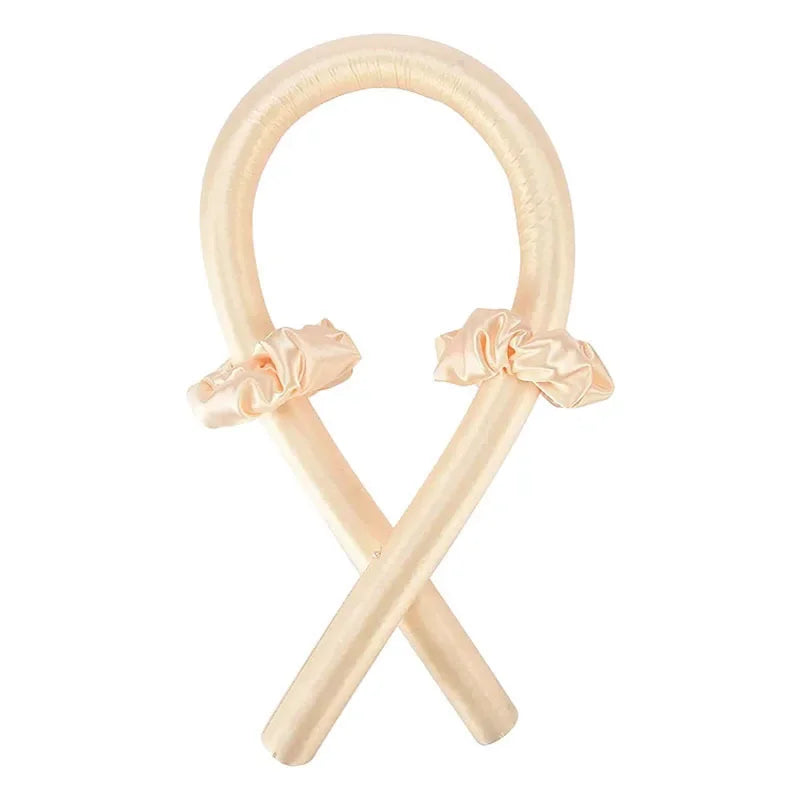 Heatless Curling Rod Headband – No-Heat Silk Ribbon Hair Roller for Overnight Curls, All Hair Types
