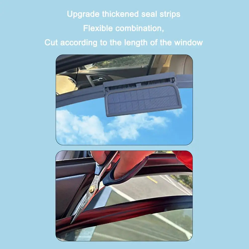 Solar-Assisted Car Window Ventilation Fan