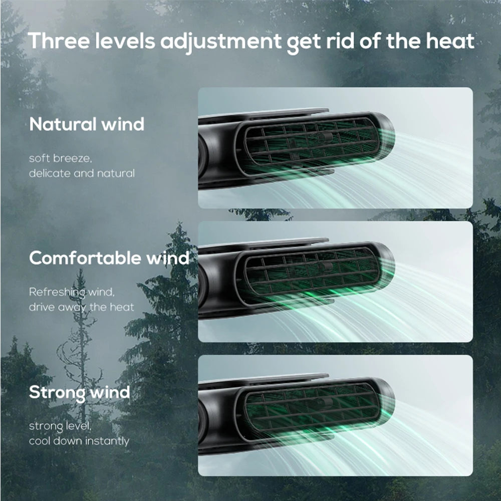 3-Speed Car Headrest Fan