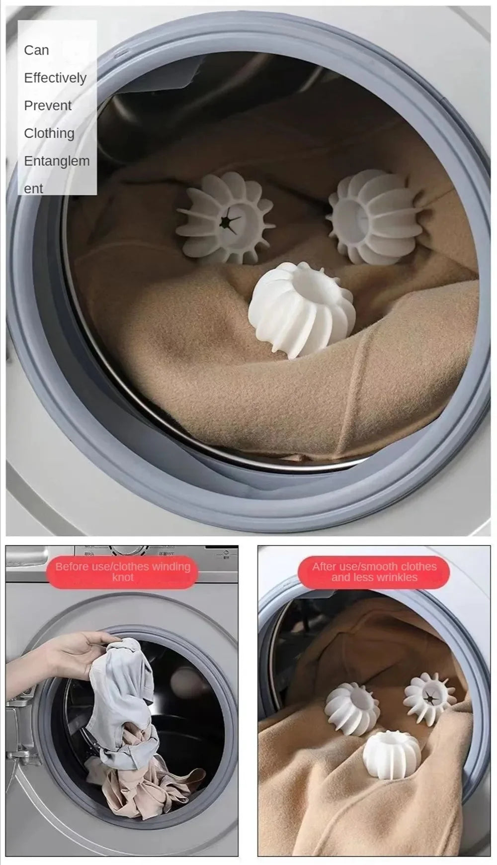 Reusable Silicone Laundry Balls