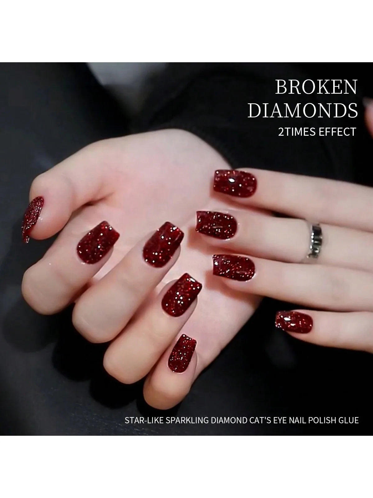 Broken Diamond Reflective Glitter Gel Nail Polish