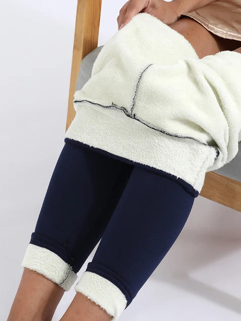 Women’s High-Waisted Fleece-Lined Winter Leggings