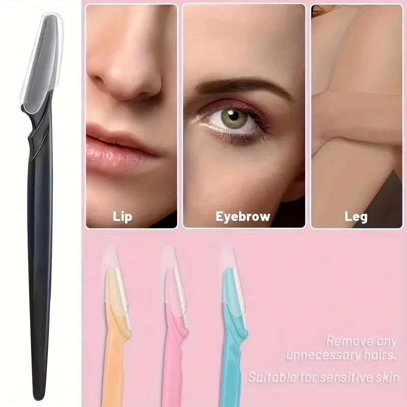 Manual Eyebrow Razor Kit – Black