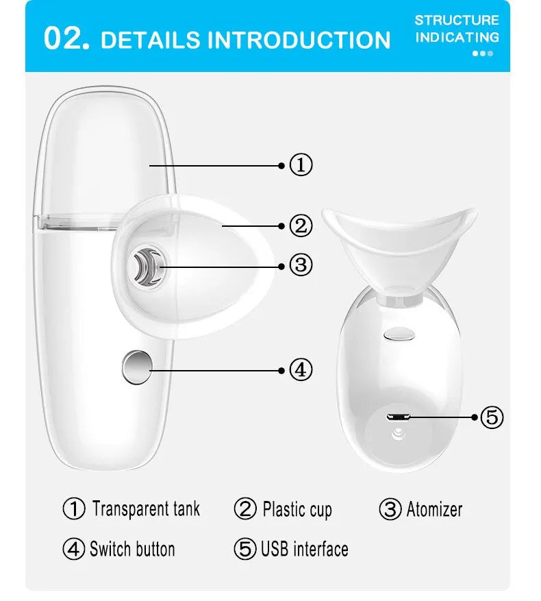 USB Rechargeable Eye Mist Sprayer