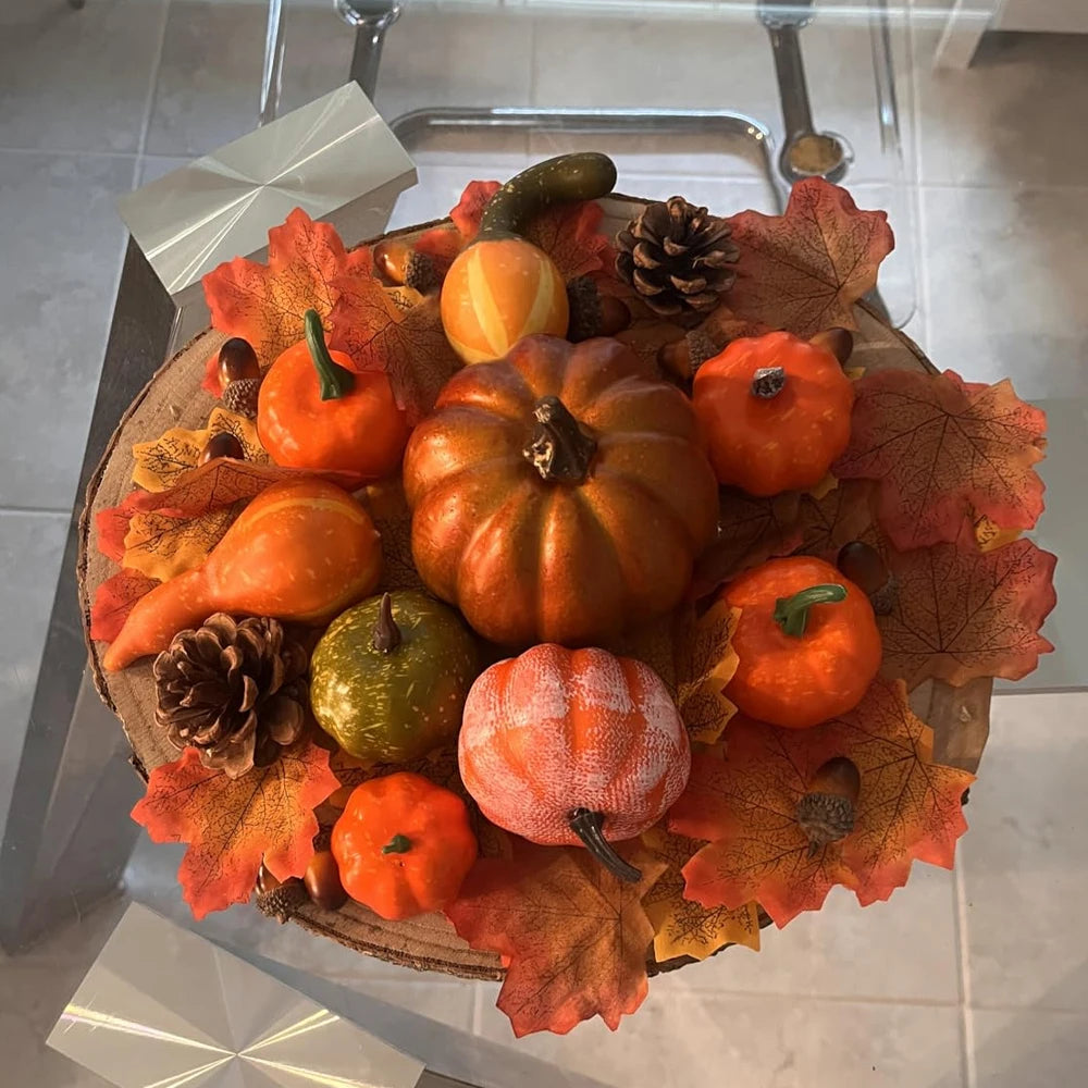Autumn Harvest Decorations – 50-Piece Set