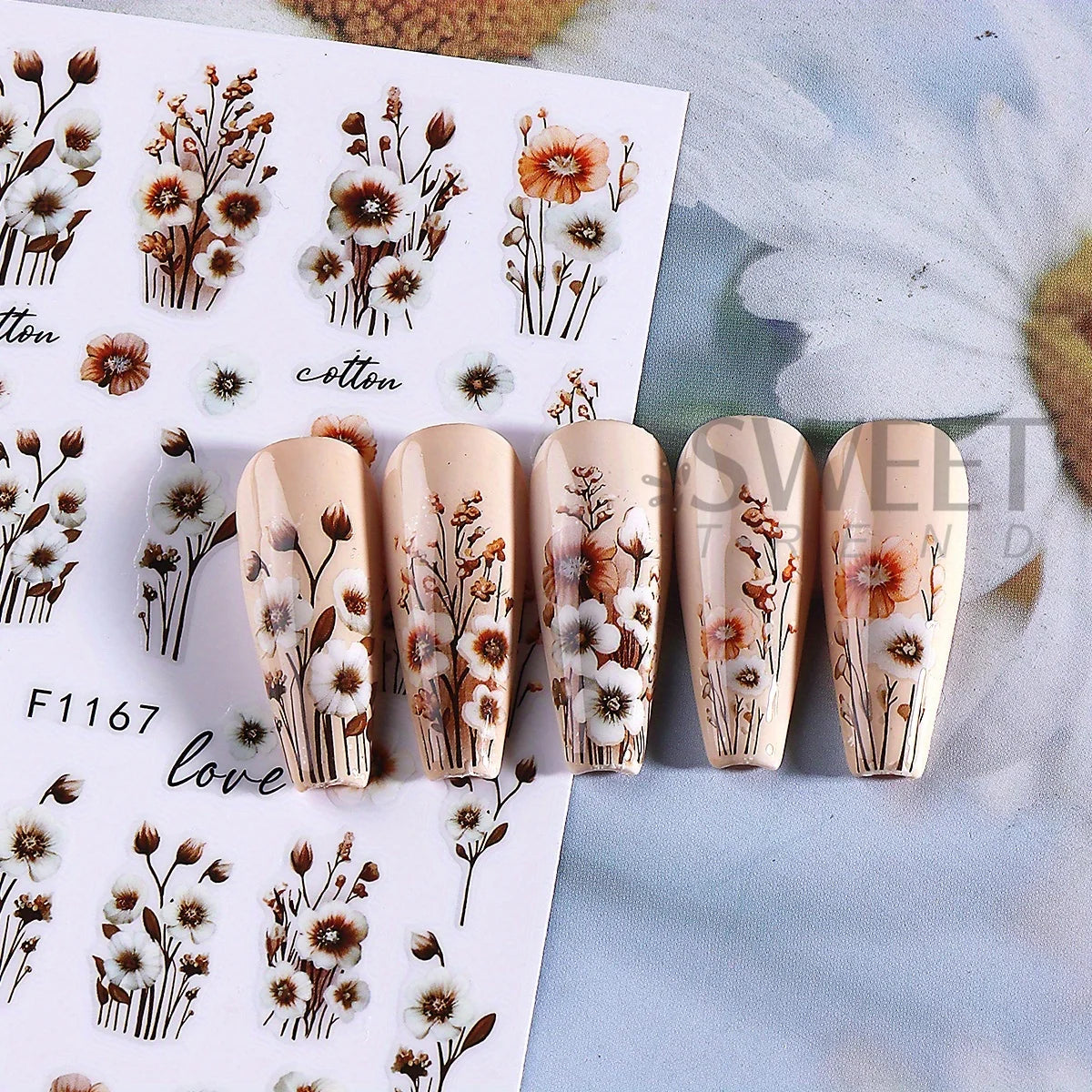 10pcs Autumn Winter Series Nail Decals Maple Leaves Pumpkin Deer Mushroom Stickers For Manicure Painting Fall Decor Accessories