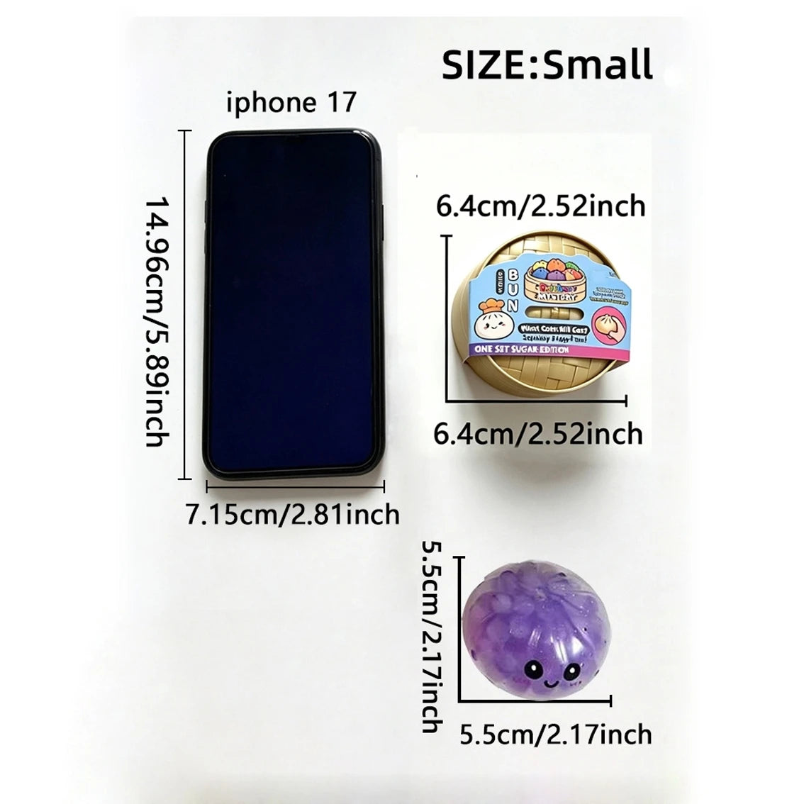 Dumpling Decompression Squish Balls Reusable Low Rebound Stress Dough Toys for Home Office Decoration Daily Gifts