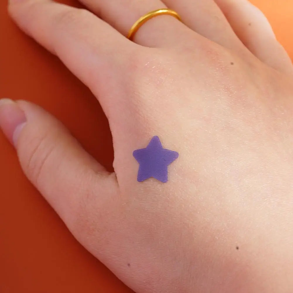 Star Acne Patches – Yellow Star-Shaped Hydrocolloid Pimple Dots, 40 Count, All Skin Types