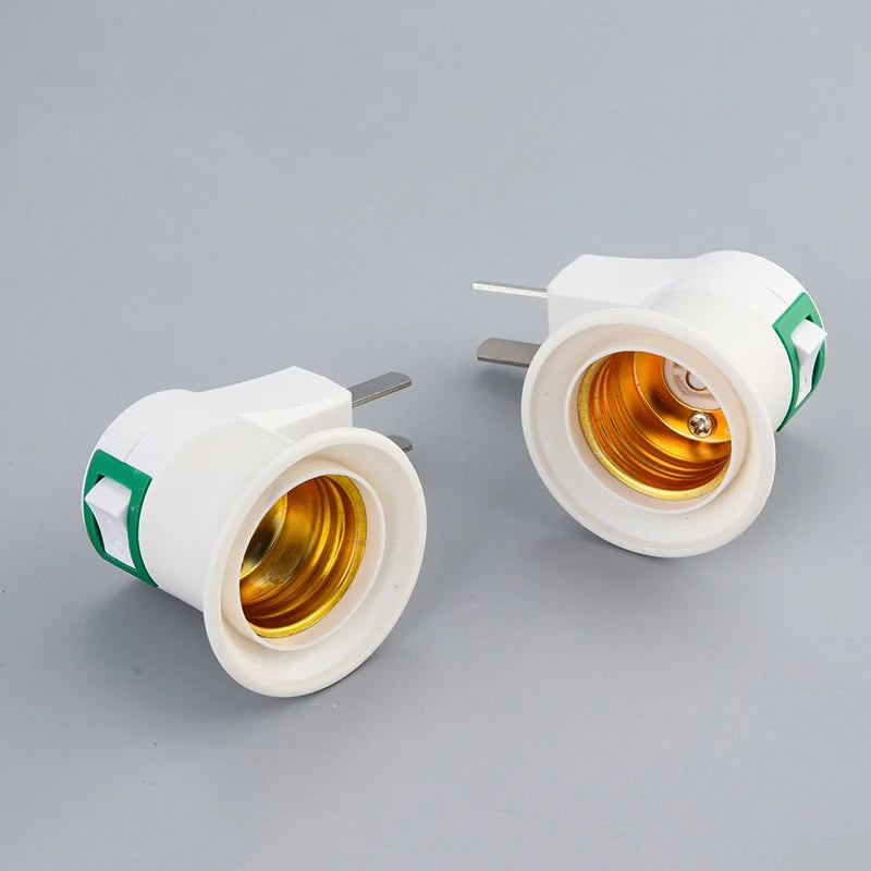 Plug-In E27 Lamp Holder with Switch & Flexible Neck
