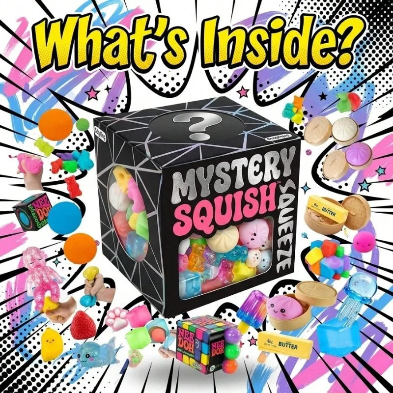 Surprise Squishy Squeeze Toys – Single & Multipack Options