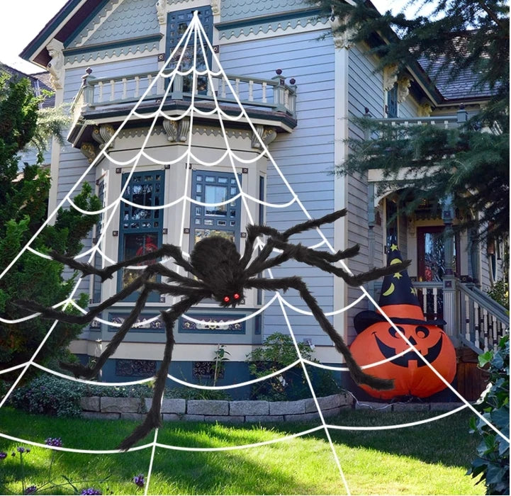 Halloween Spider & Web Decorations – Individual Options