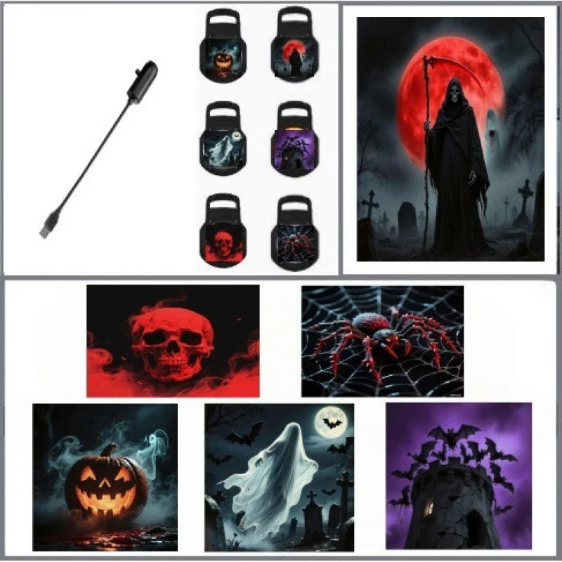 Halloween & Christmas Pattern Projector Decoration