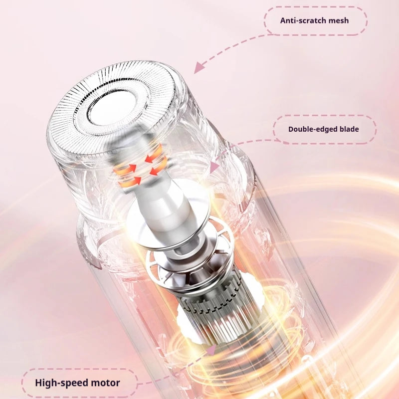 Women's Dual-Head Electric Hair Trimmer – Pink