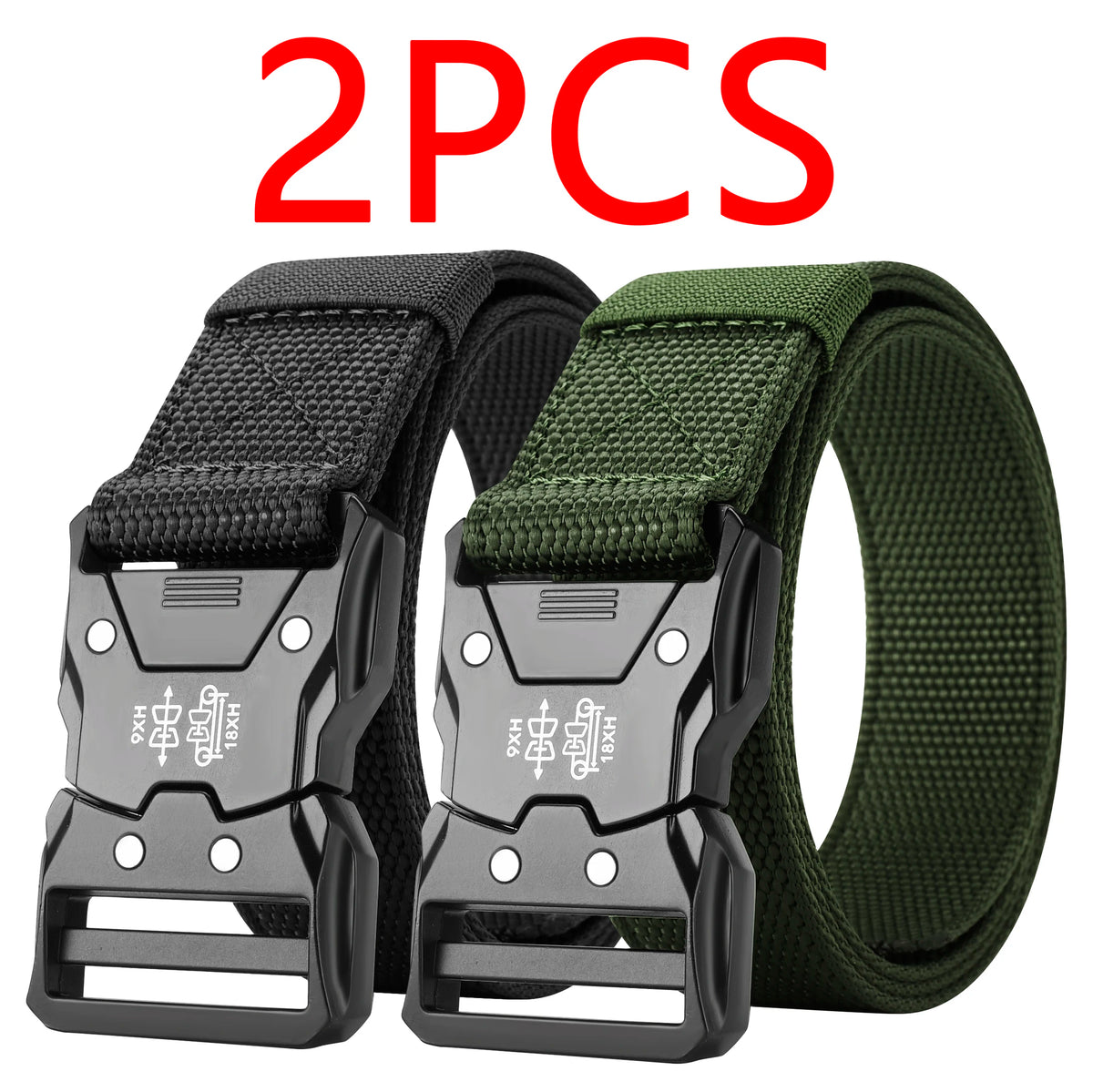 Unisex Tactical-Style Belt with Automatic Buckle