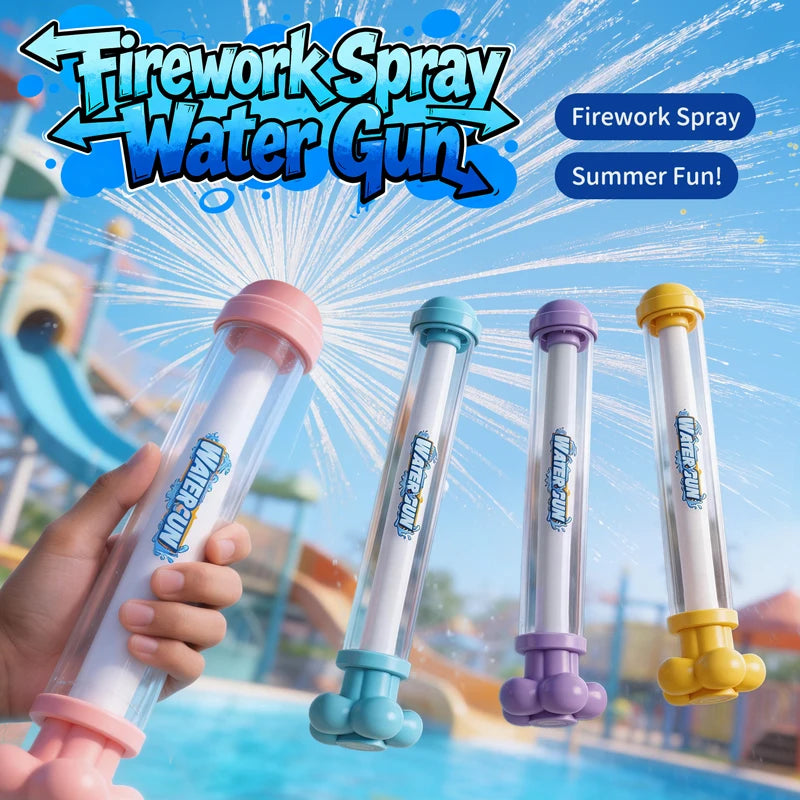 Pull-Out Water Blaster – 1 or 3 Pieces, Assorted Colors