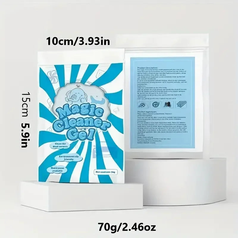 Car Cleaning Gel Slime – Magic Mud for Air Vents, Keyboards & Interior Detailing, 70g