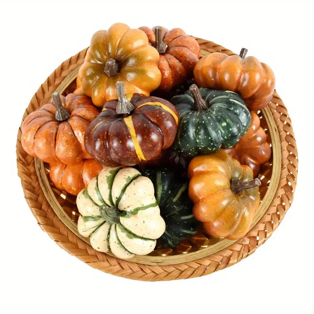 Autumn Faux Pumpkins Decorations, for Thanksgiving, Harvest, Home, DIY Crafts, Halloween Party Ornament