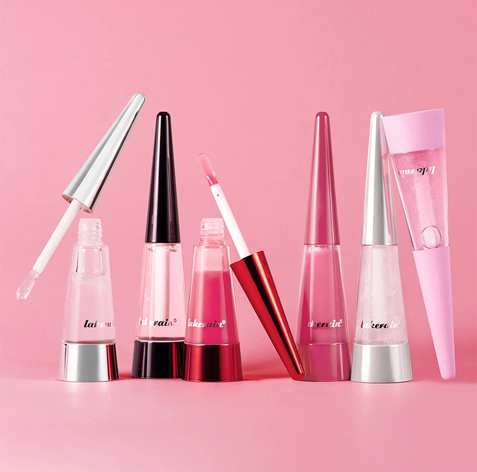 Lakerain Lip Plumper Gloss Oil Lip Long-Lasting Moisturizer Volume Boosting Lip Oil Volumizing & Hydrating Non-Dry Plumping