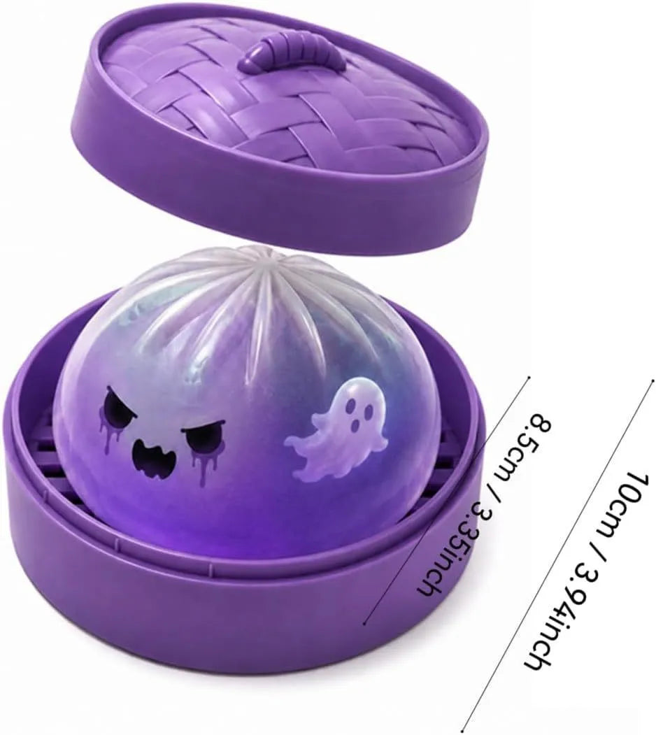 Halloween Ghost Dumpling Squishy – 1, 2, or 3 Pieces